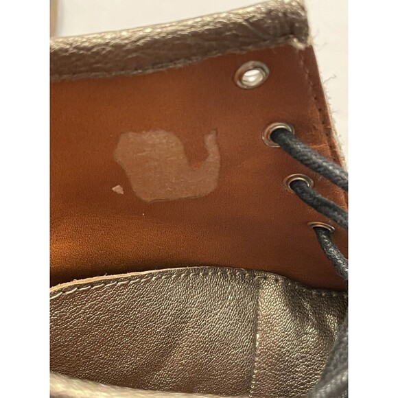 Lucky Brand COMBAT Boots Women Sz 6 METALLIC GOLD/COPPER/BRONZE - Picture 10 of 13